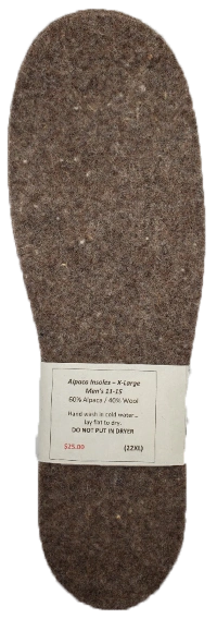Cozy XL Alpaca Insoles: Winter Warmth for Your Big Feet!