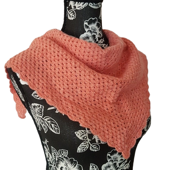 Cozy Salmon Alpaca Neckerchief - Luxurious Warmth & Style!